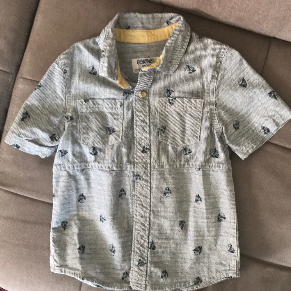 Boys short sleeve button down